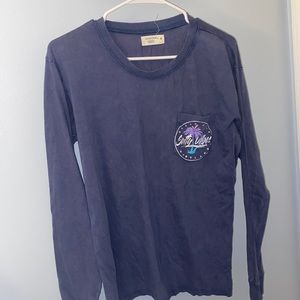 Ocean City MD Boardwalk shirt; Medium; Blue/Grey